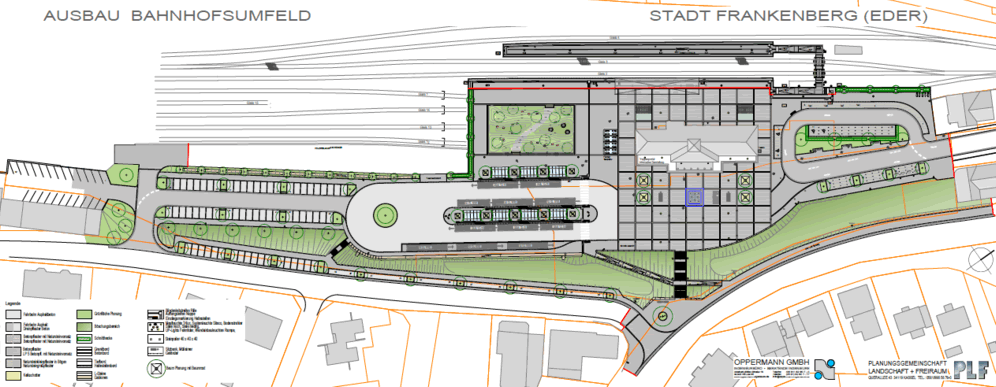 Lageplan Werkplanung Oberflächen