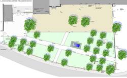Planungszeichnung Landratsgarten